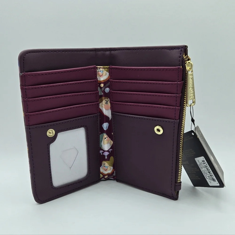 Loungefly Disney Snow White Seven Dwarfs Mine Cart Wallet